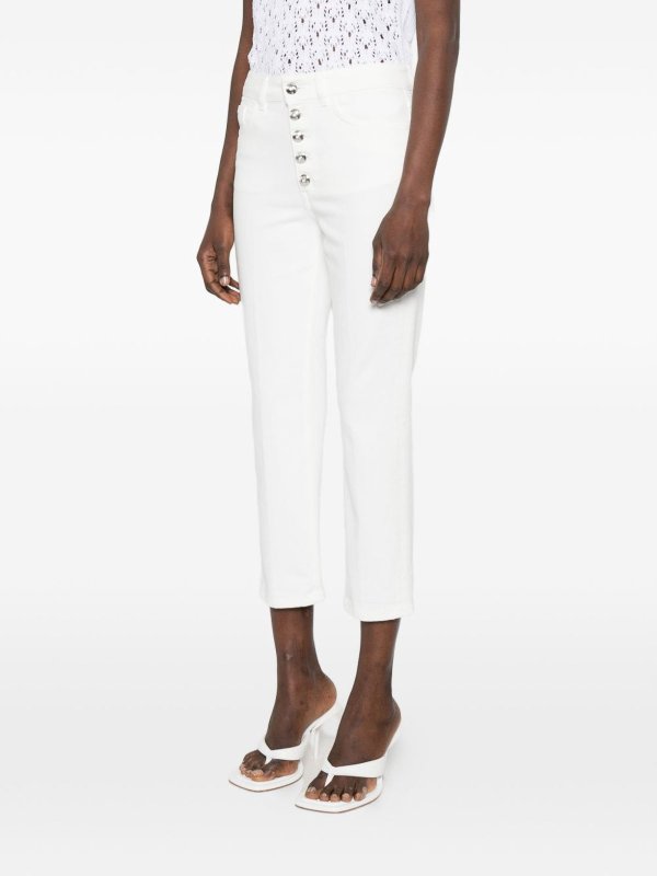 The Best Shops DONDUP: straight leg jeans - Koons Jeans In Denim With Buttons