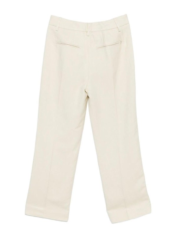 DONDUP: jeans a zampa online - Pantaloni Svasati In Bianco