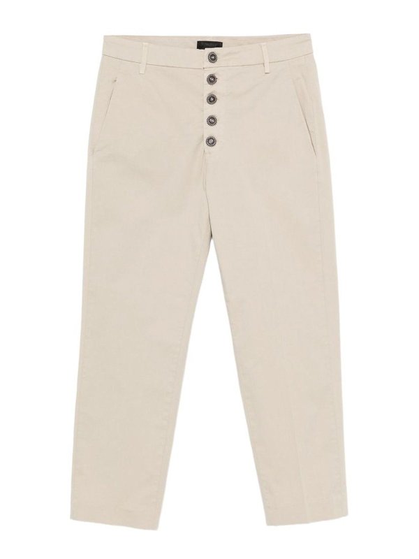 DONDUP: Straight Leg Jeans - Straight Leg Jeans - Beige
