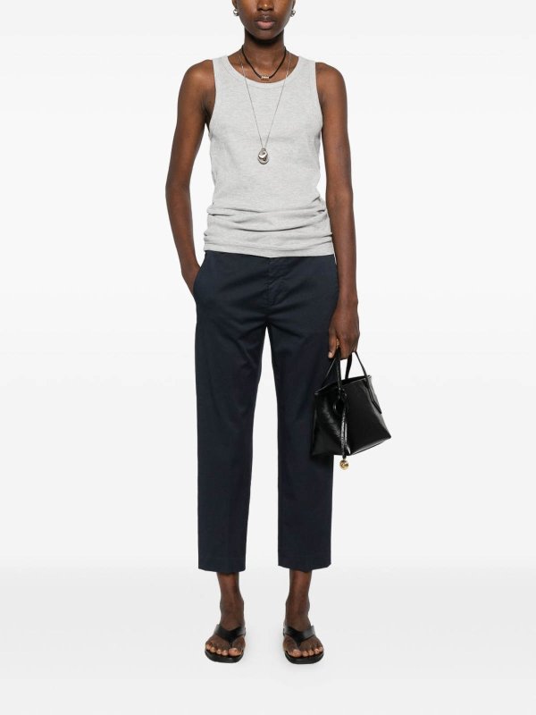 The Best Shops DONDUP: casual trousers - Gaubert Pants In Blue Cotton
