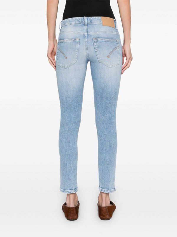 ストレートジーンズ - ブルー Replica 
online: DONDUP