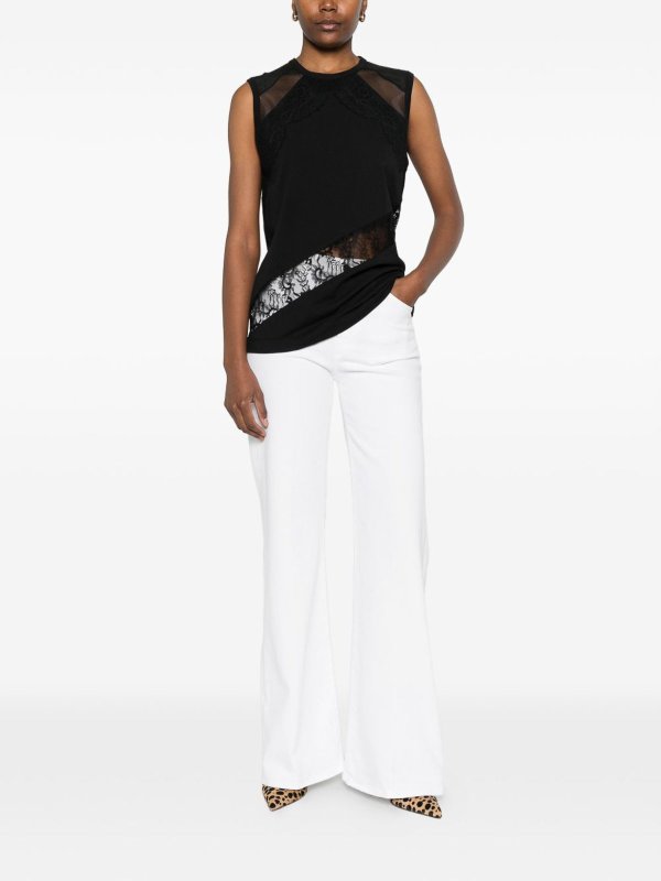 Amber Jeans In Flared White Replica 
online: DONDUP