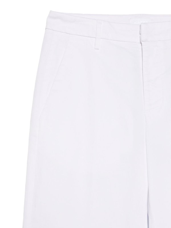 The Best Shops DONDUP: Pantalons casual - Pantalons Décontractés - Blanc