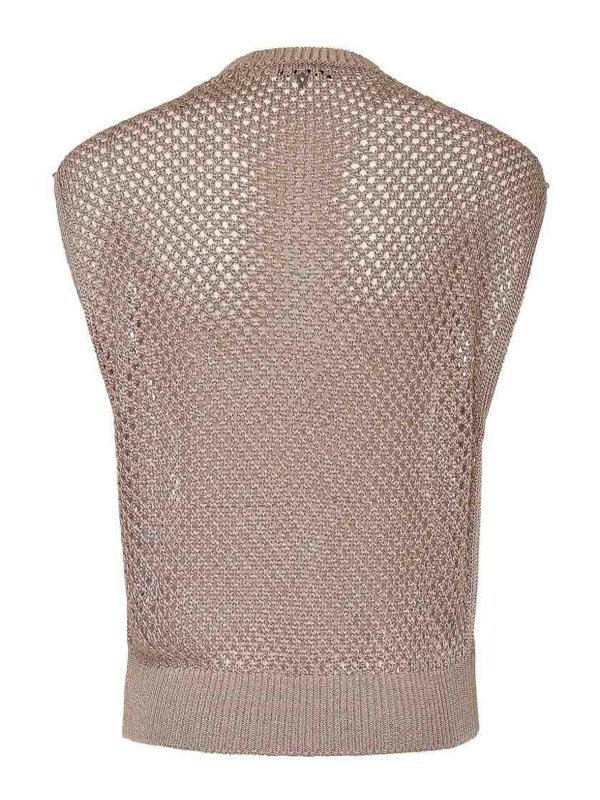 DONDUP: Suéteres con cuello pico online - Suéter Cuello Redondo - Beis