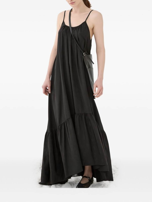 ELEH: knee length dresses online - Dress With Adjustable Thin Straps