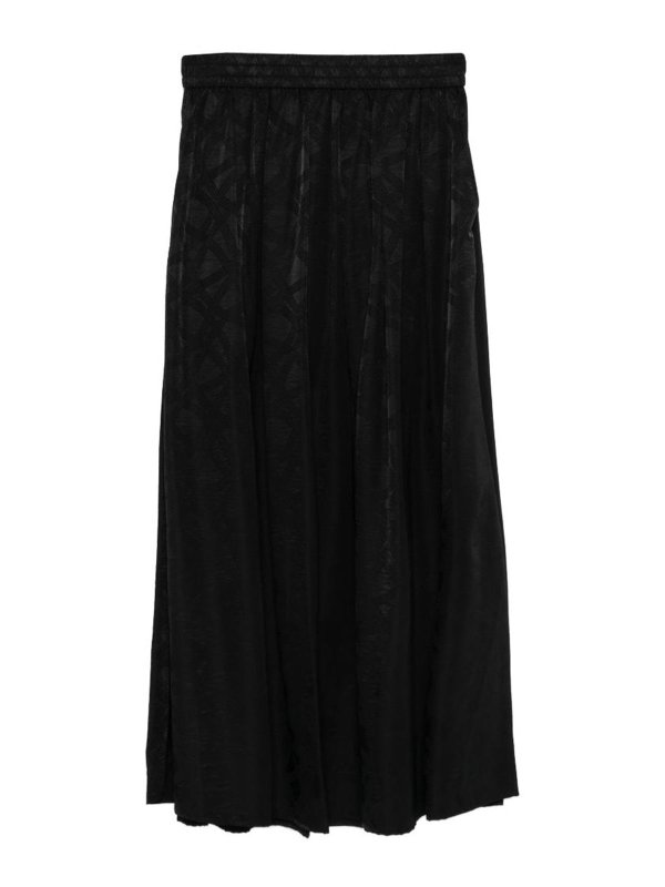 ELEH: Long skirts - Long Skirt In Black