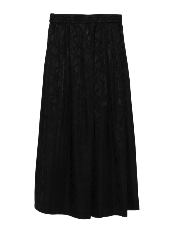 ELEH: Long skirts online - Long Skirt In Black