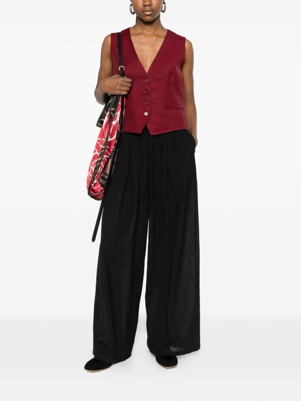 ELEH: casual trousers online - Long Trousers In Black