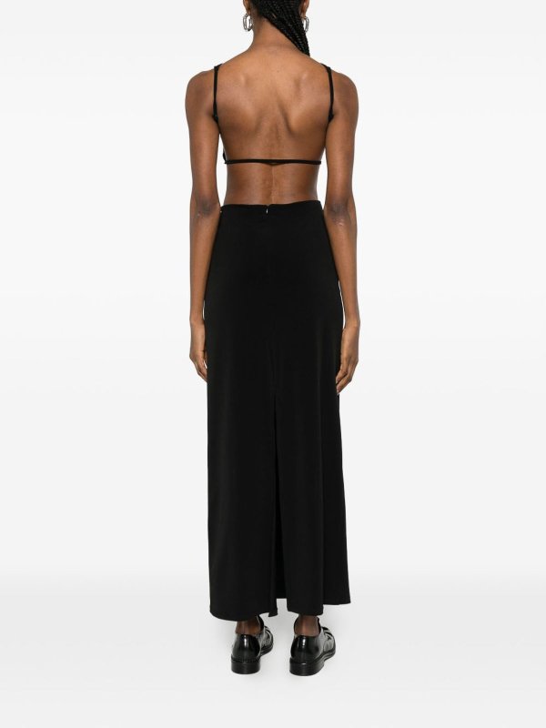 The Best Shops ELEH: Knielange Kleider - Knielanges Kleid - Schwarz