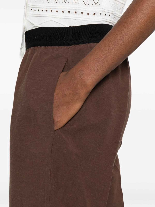 ERMANNO FIRENZE buy online Flared Trousers In Brown