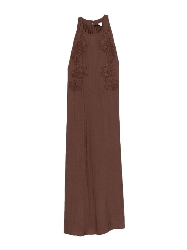 ERMANNO FIRENZE: Maxi robe - Maxi Robe - Marron