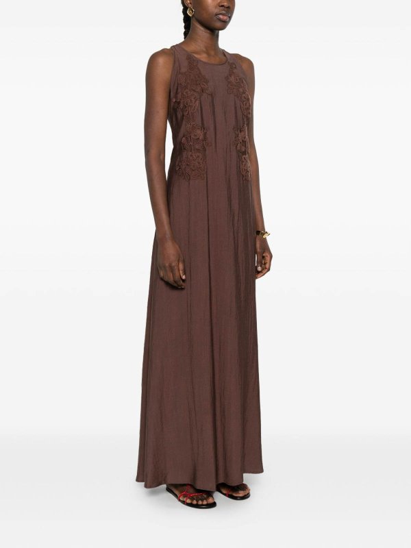 The Best Shops ERMANNO FIRENZE: Maxi robe - Maxi Robe - Marron