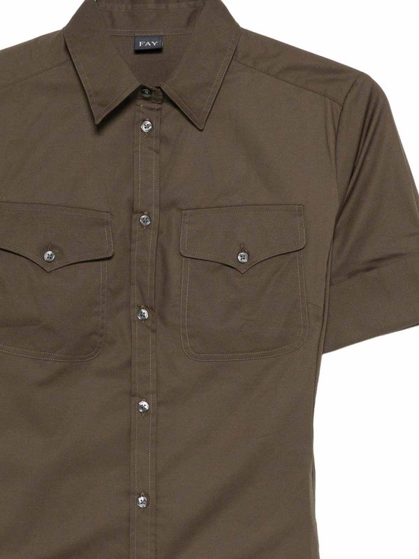 The Best Shops FAY: Chemises - Chemise - Vert