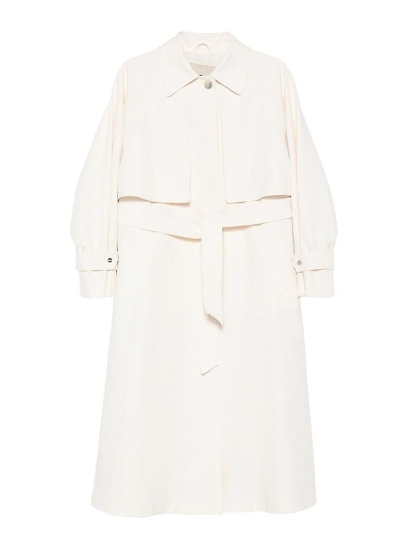 HERNO: Trenchs - Trench-Coat - Blanc