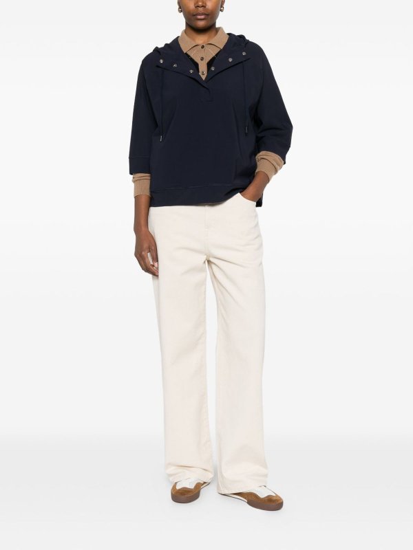 HERNO: Sweatshirts & Sweaters online - 3/4 Sleeve Hoodie