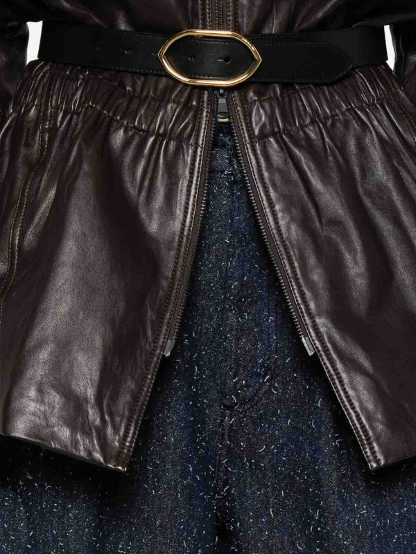 The Best Shops JACQUEMUS: straight leg jeans - Curved-Cut De-Nmes Denim Trousers