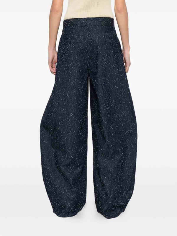 Curved-Cut De-Nmes Denim Trousers Replica 
online: JACQUEMUS