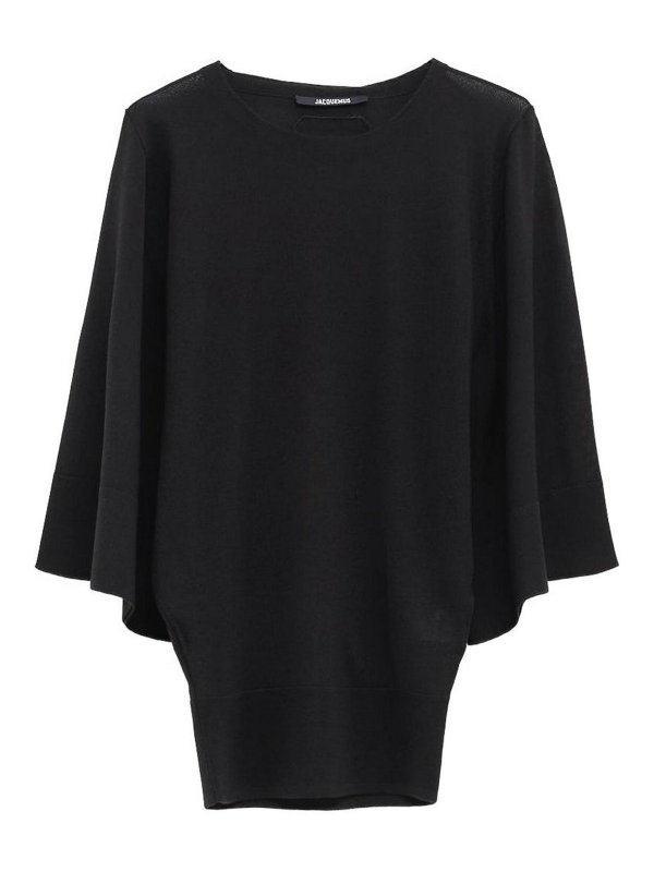 JACQUEMUS: クルーネック - クルーネック - 黒