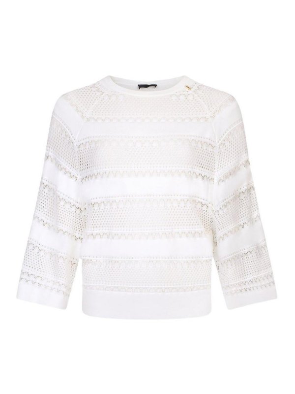 Liu Jo: Pull col rond - Pull Col Rond - Blanc
