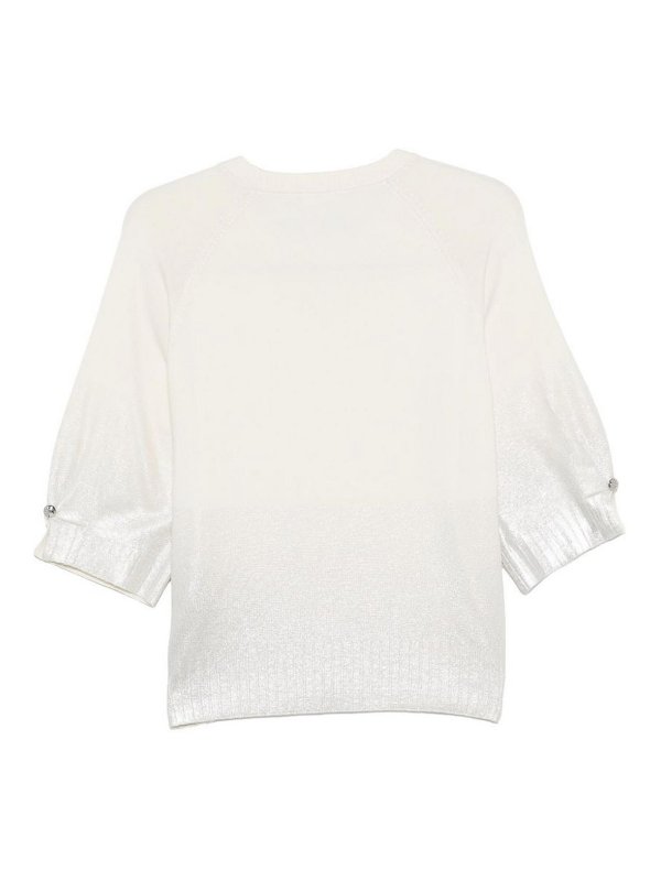 Liu Jo: Pull col rond online - Pull Col Rond - Blanc