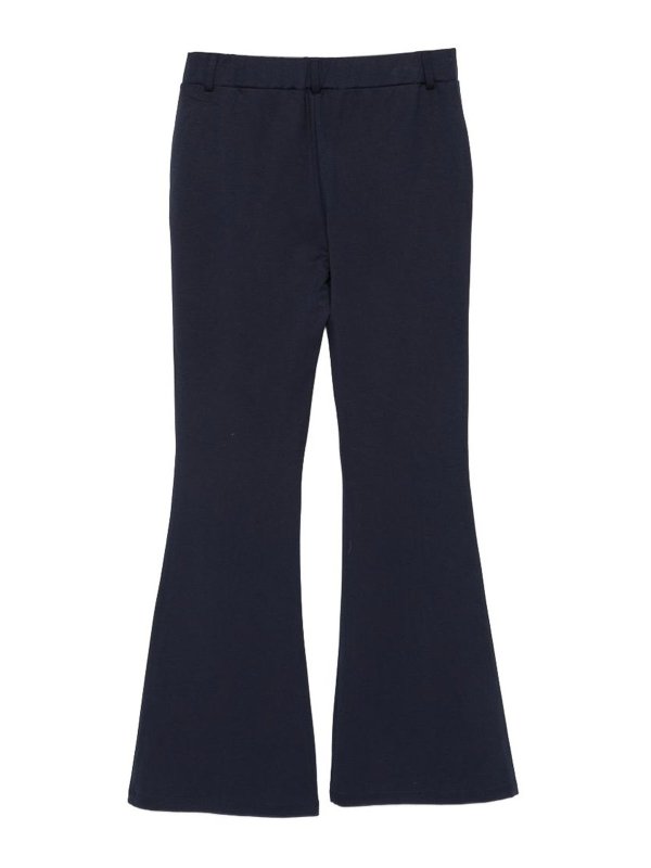 Liu Jo: pantaloni casual online - Pantaloni svasati blu navy