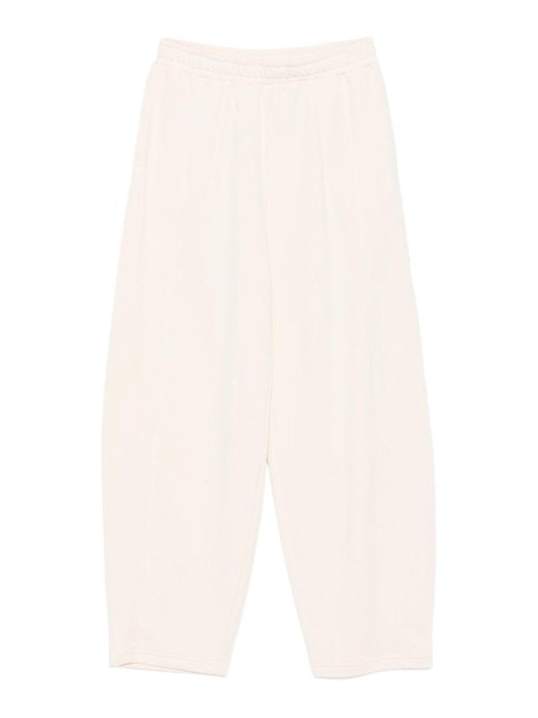Liu Jo: casual trousers - Light Beige Wide-Leg Trousers