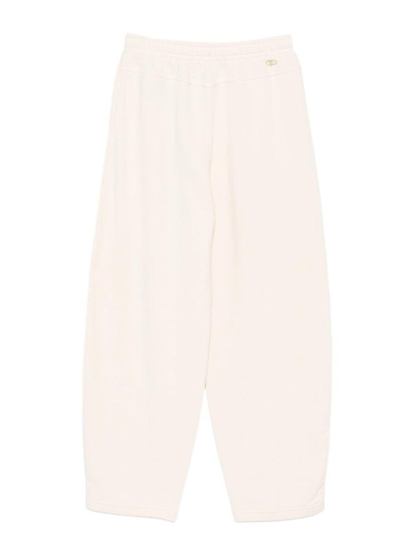 Liu Jo: casual trousers online - Light Beige Wide-Leg Trousers