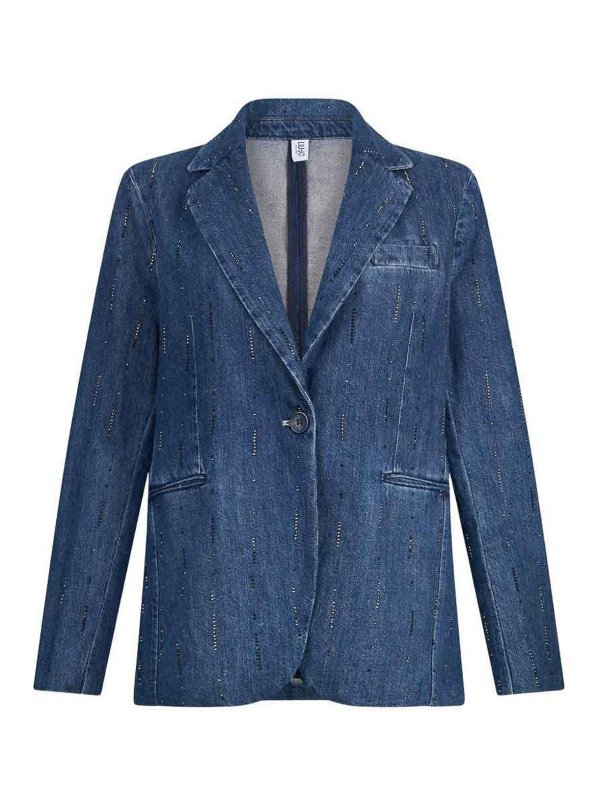 Liu Jo: Jeansjacken - Jeansjacke - Blau