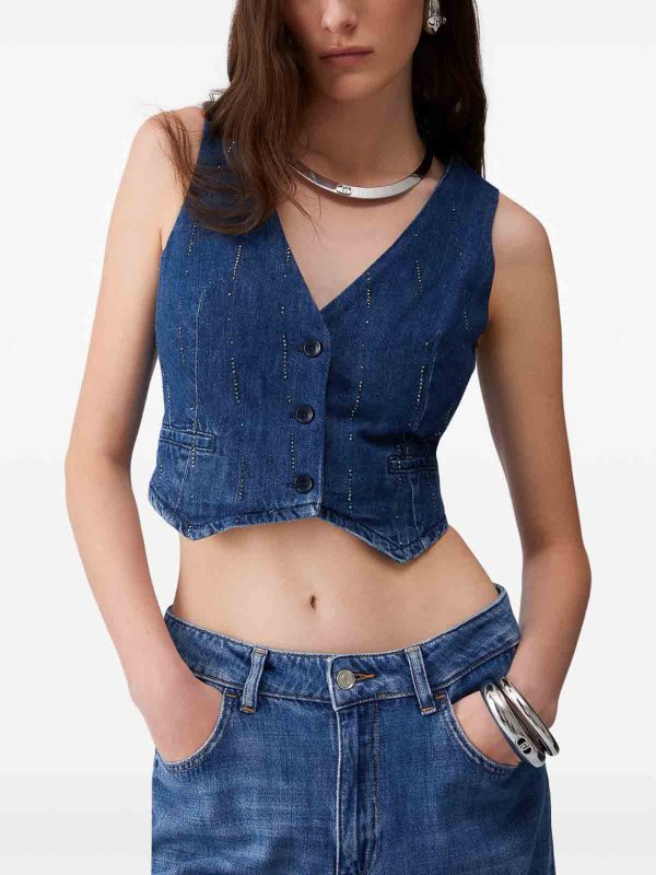 The Best Shops Liu Jo: Chalecos - Chaleco - Azul