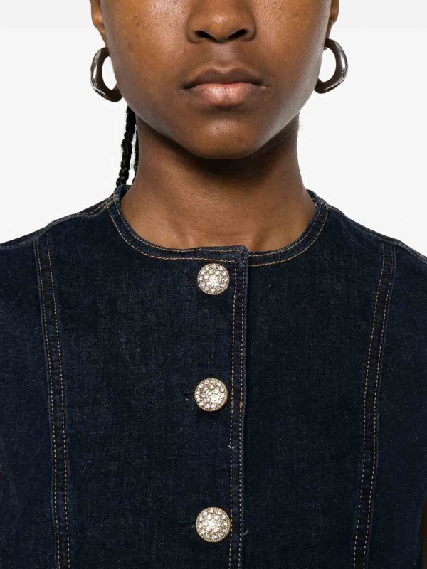 The Best Shops Liu Jo: Chalecos - Chaleco - Azul