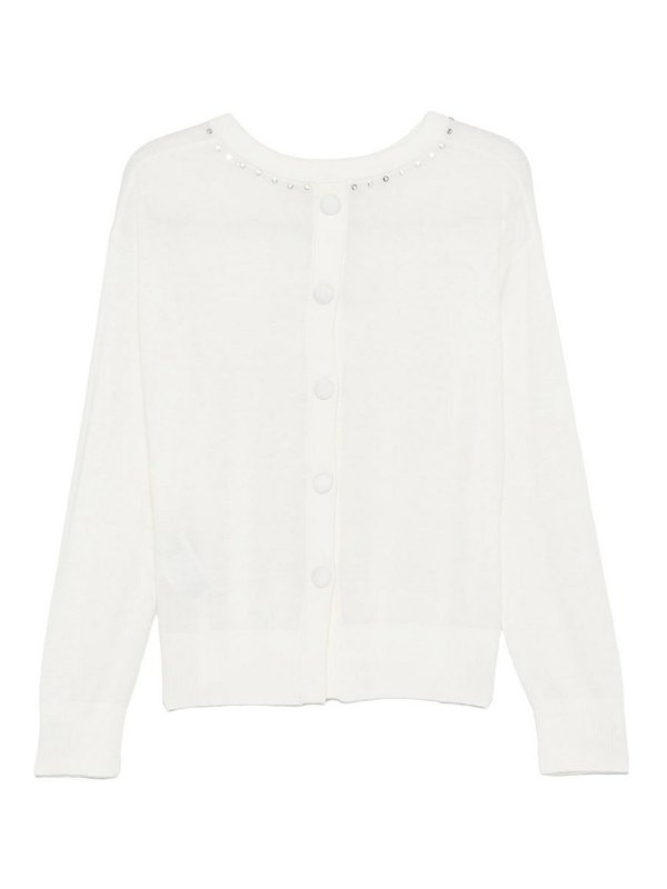 Liu Jo: Pull col rond online - Pull Col Rond - Blanc