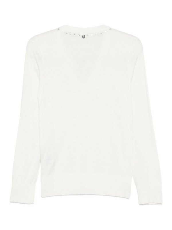 Liu Jo: Pull col rond online - Pull Col Rond - Blanc