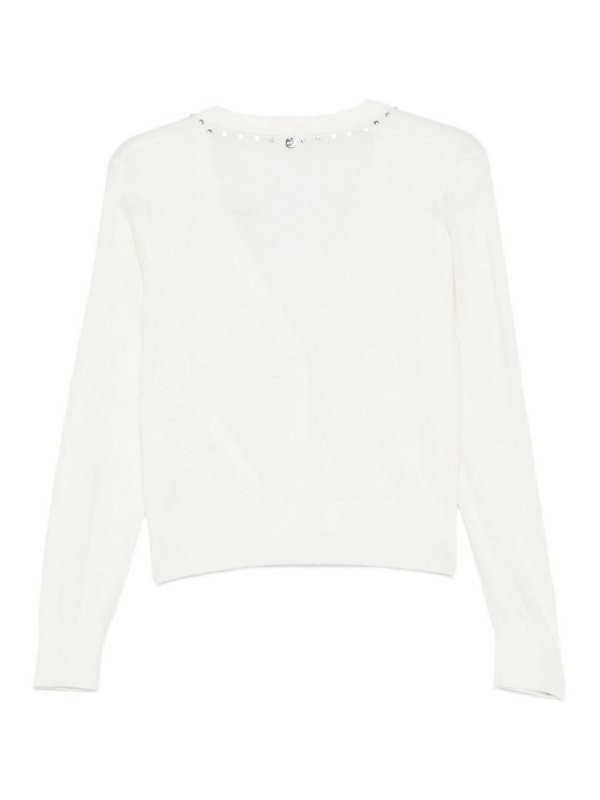 The Best Shops Liu Jo: Pull col rond - Pull Col Rond - Blanc