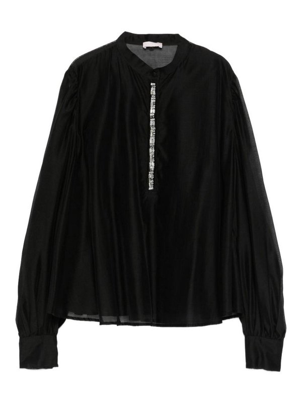 Liu Jo: shirts - Cotton Short-Sleeved Shirt