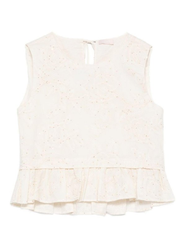 Liu Jo: Blusen - Bluse - Beige