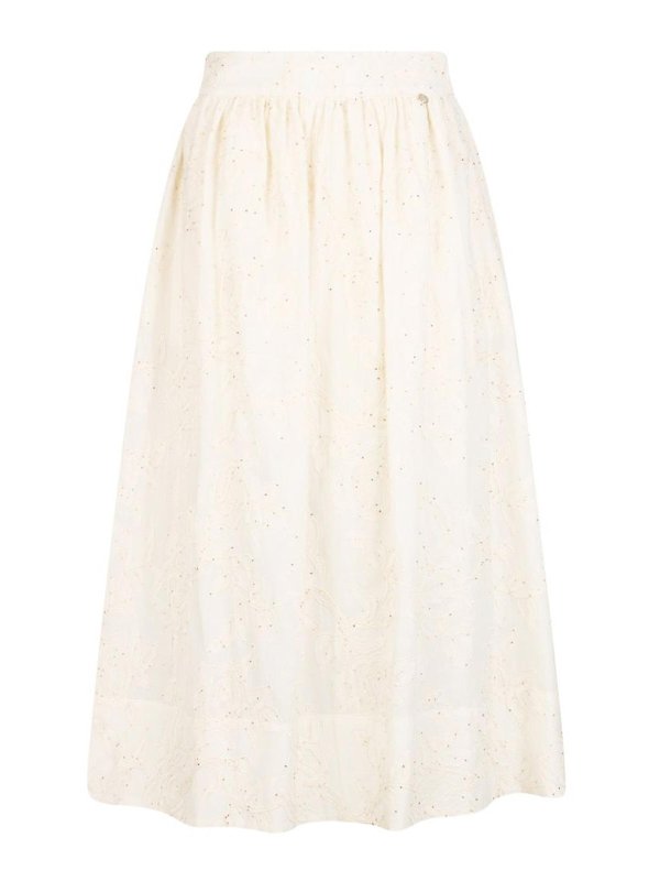 Liu Jo: Knielange und Midi Röcke - Midirock - Beige