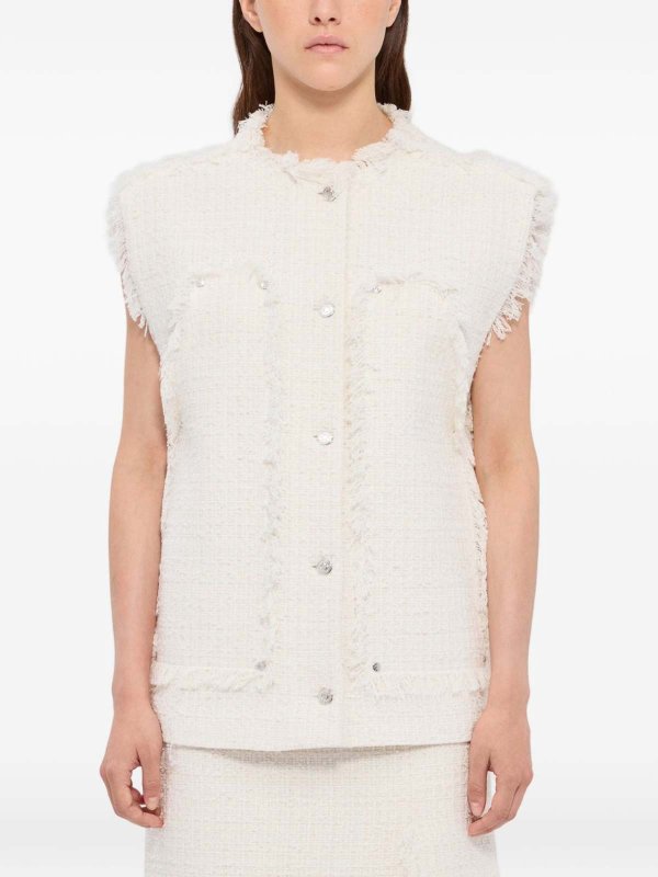 m.s.g.m. buy online Gilet - Blanc