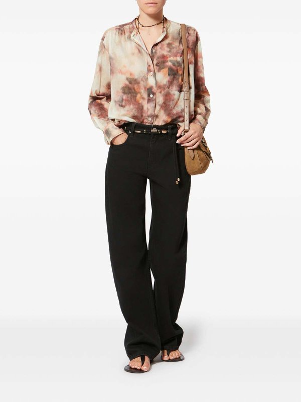 Isabel Marant Etoile: shirts online - Neutral Shirt With Button Fastening
