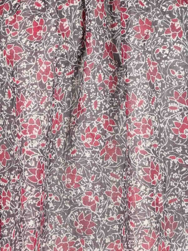 Black Floral Print Top With Ruffle Trim Replica 
online: Isabel Marant Etoile