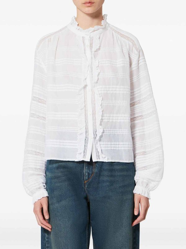The Best Shops Isabel Marant Etoile: Blouses - Blouse - Blanc