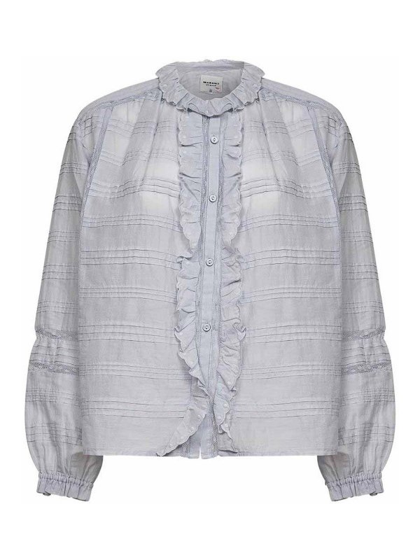 Isabel Marant Etoile: Hemden - Hemd - Hellblau