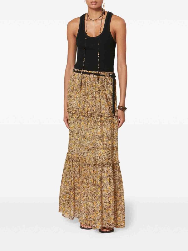 The Best Shops Isabel Marant Etoile: Jupes longues - Jupe Longue - Marron Clair