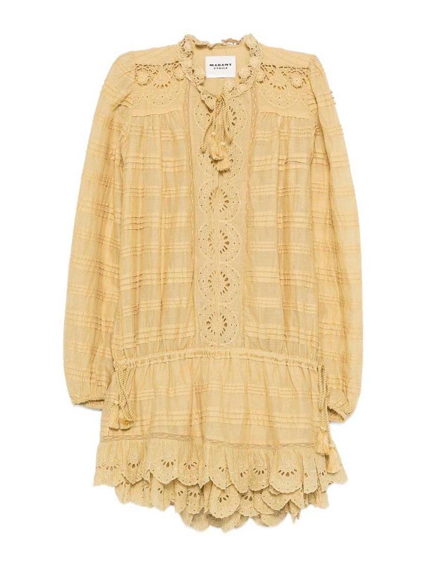 Isabel Marant Etoile: Robes courtes - Robe Courte - Jaune