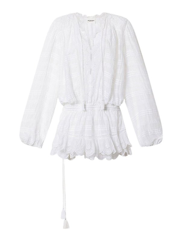 Isabel Marant Etoile: Robes courtes - Robe Courte - Blanc