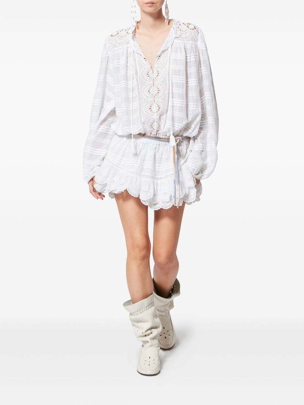 The Best Shops Isabel Marant Etoile: Robes courtes - Robe Courte - Blanc