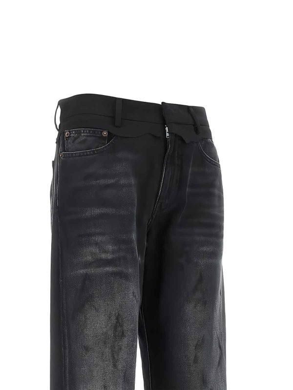 MM6 MAISON MARGIELA: evening dresses online - Long Black Washed Jeans