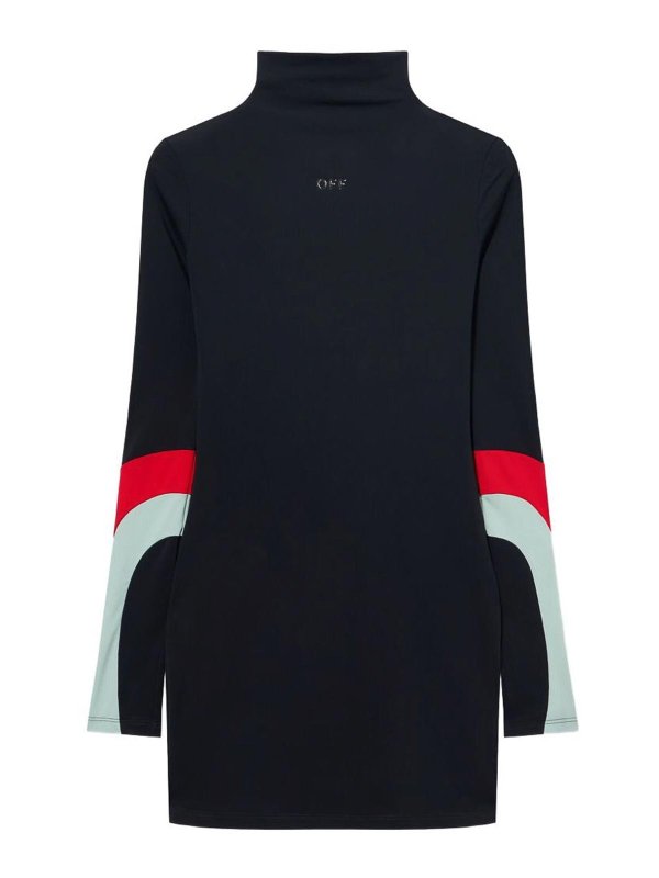 OFF-WHITE: Vestidos cortos - Vestido Corto - Negro