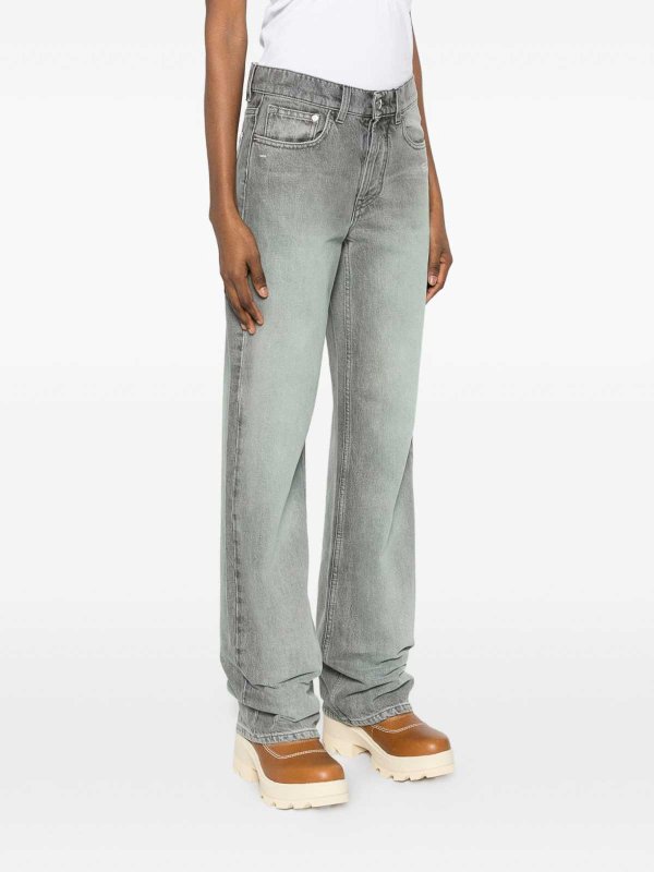 Jeans in cotone grigio lavato Replica 
online: OFF-WHITE