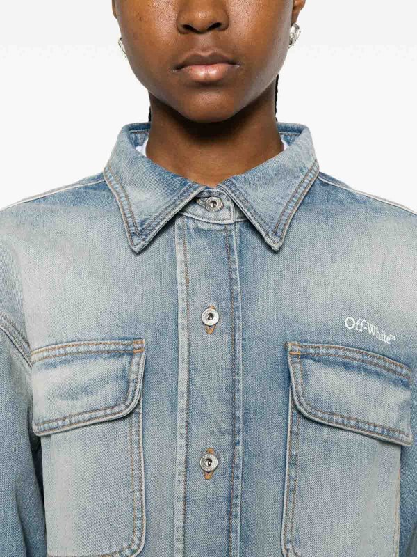 The Best Shops OFF-WHITE: Camisas - Camisa - Azul