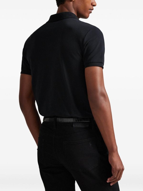 POLO RALPH LAUREN: polo online - Polo Nera Con Logo